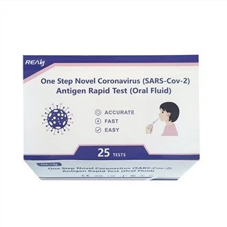 COVID -19 اختبار لعاب مستضد سريع